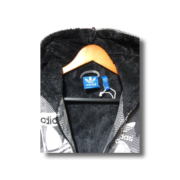 Adidas Sherpa hoodie size small - Picture 2 of 8